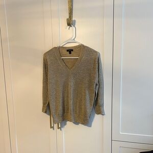 J. Crew v-neck sheer sweater